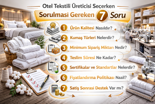 Otel Tekstili Üreticisi Seçerken Sorulması Gereken 7 Soru