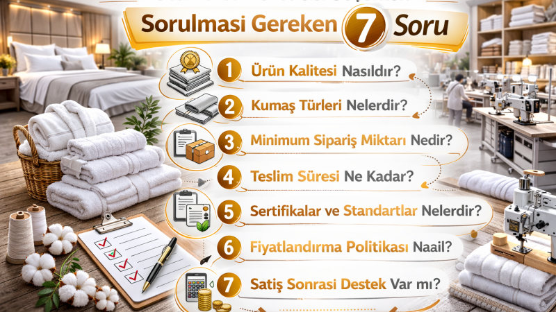 Otel Tekstili Üreticisi Seçerken Sorulması Gereken 7 Soru