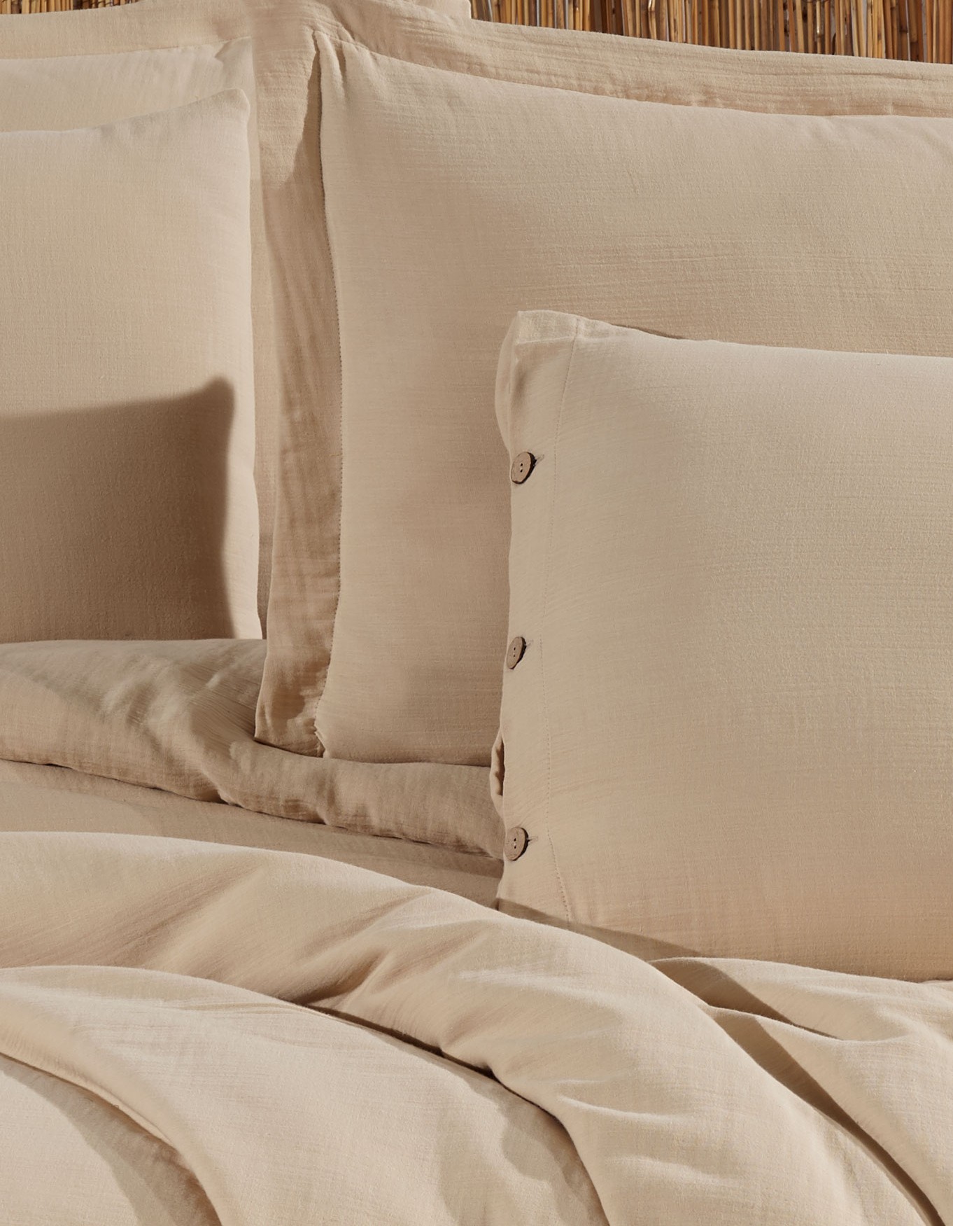 %100 Pamuk Müslin Çift Kişilik Nevresim Takımı – Doğal ve Nefes Alabilen