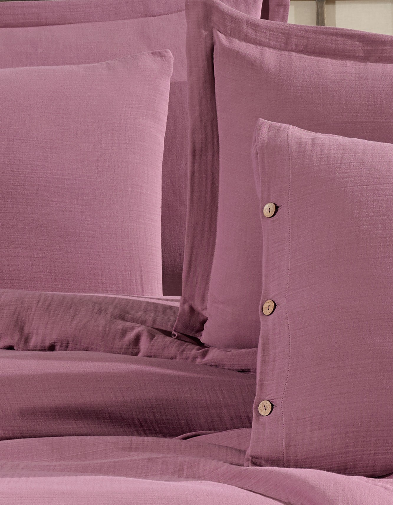 %100 Pamuk Müslin Çift Kişilik Nevresim Takımı – Doğal ve Nefes Alabilen