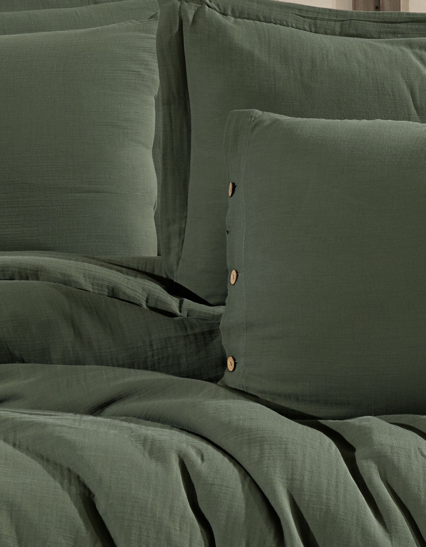 %100 Pamuk Müslin Çift Kişilik Nevresim Takımı – Doğal ve Nefes Alabilen