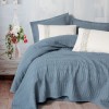 Cotton Box Aura Çift Kişilik Pike Takımı Pebble indigo