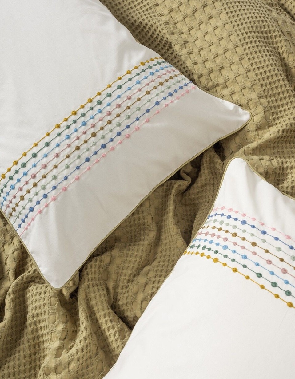 Cotton Box Aura Tek Kişilik Takımı Pebble Hardal