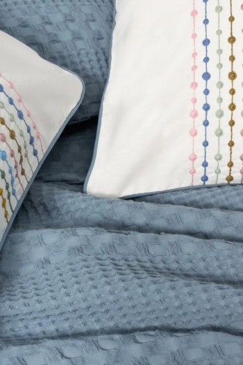 Cotton Box Aura Tek Kişilik Takımı Pebble indigo