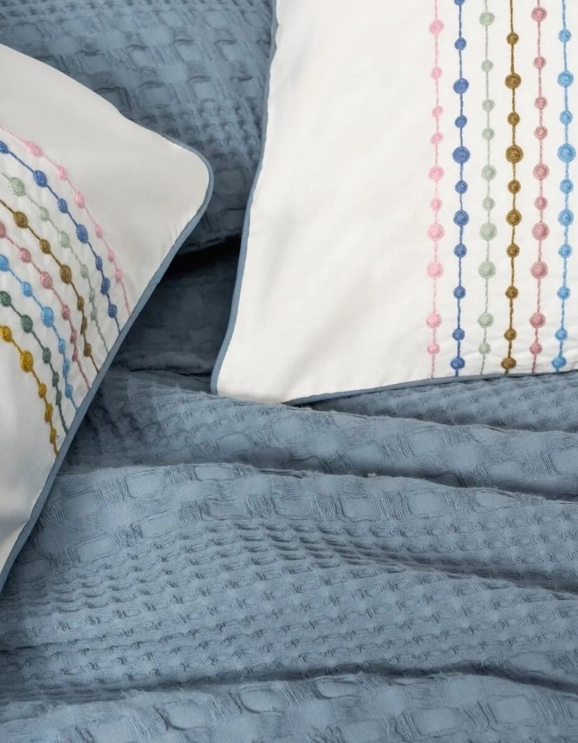 Cotton Box Aura Tek Kişilik Takımı Pebble indigo