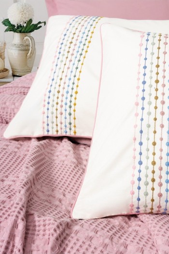 Cotton Box Aura Tek Kişilik Takımı Pebble Pembe