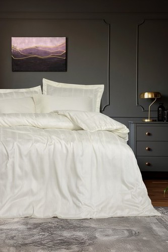 Cotton Box Bambu Çift Kişilik Nevresim Takımı Ekru