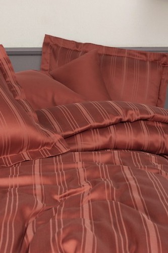 Cotton Box Bambu Çift Kişilik Nevresim Takımı Kiremit