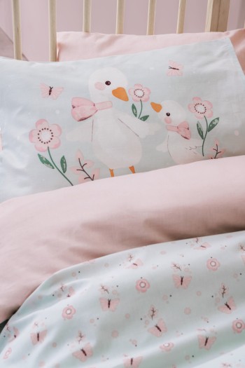 Cotton Box Bebek Nevresim Takimi Mamiduck Pembe