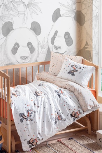 Cotton Box Bebek Nevresim Takimi Musico Oranj