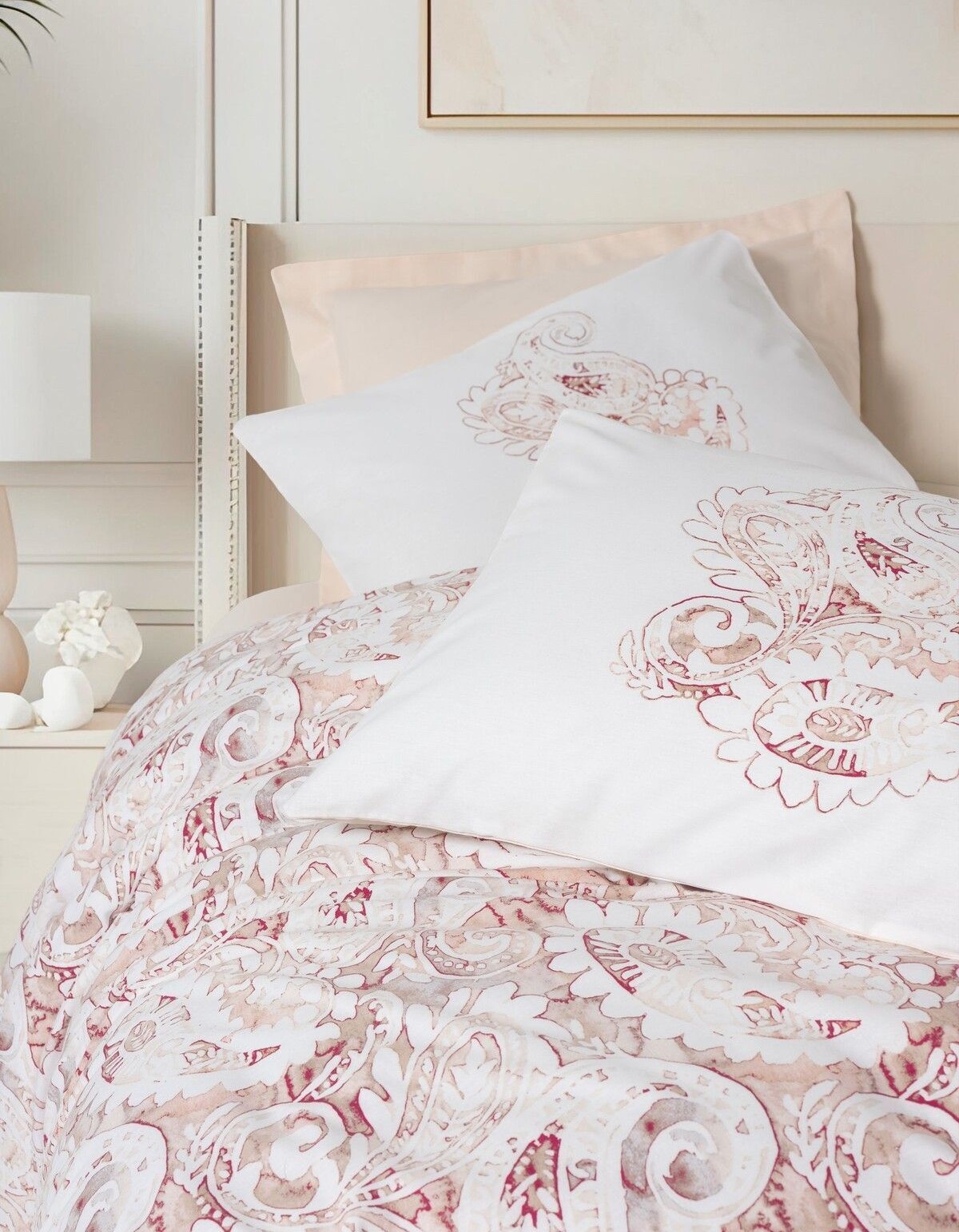 Cotton Box Bohem Serisi Çift Kişilik Nevresim Takımı Serava Somon