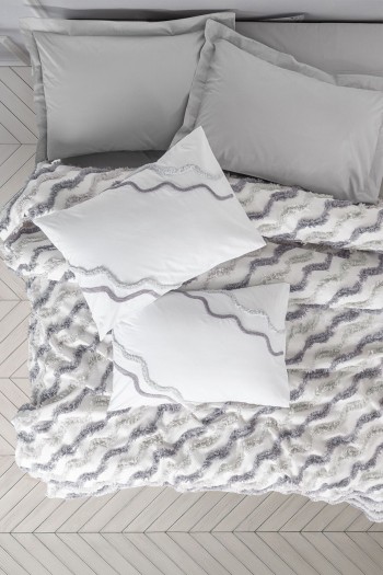 Cotton Box Bonny Çift Kişilik Pike Takımı Eldon Gri