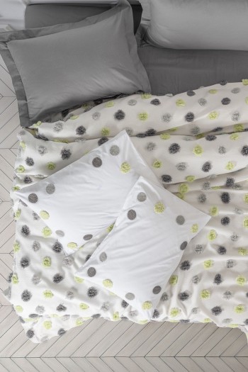 Cotton Box Bonny Çift Kişilik Pike Takımı Leroy Gri