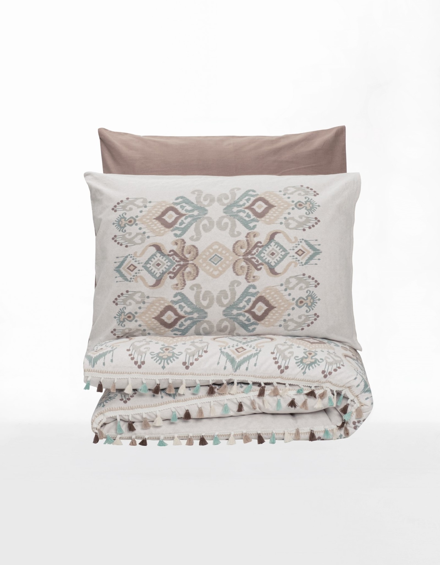 Cotton Box Candy Serisi Tek Kişilik Nevresim Takımı Asilo Kahve