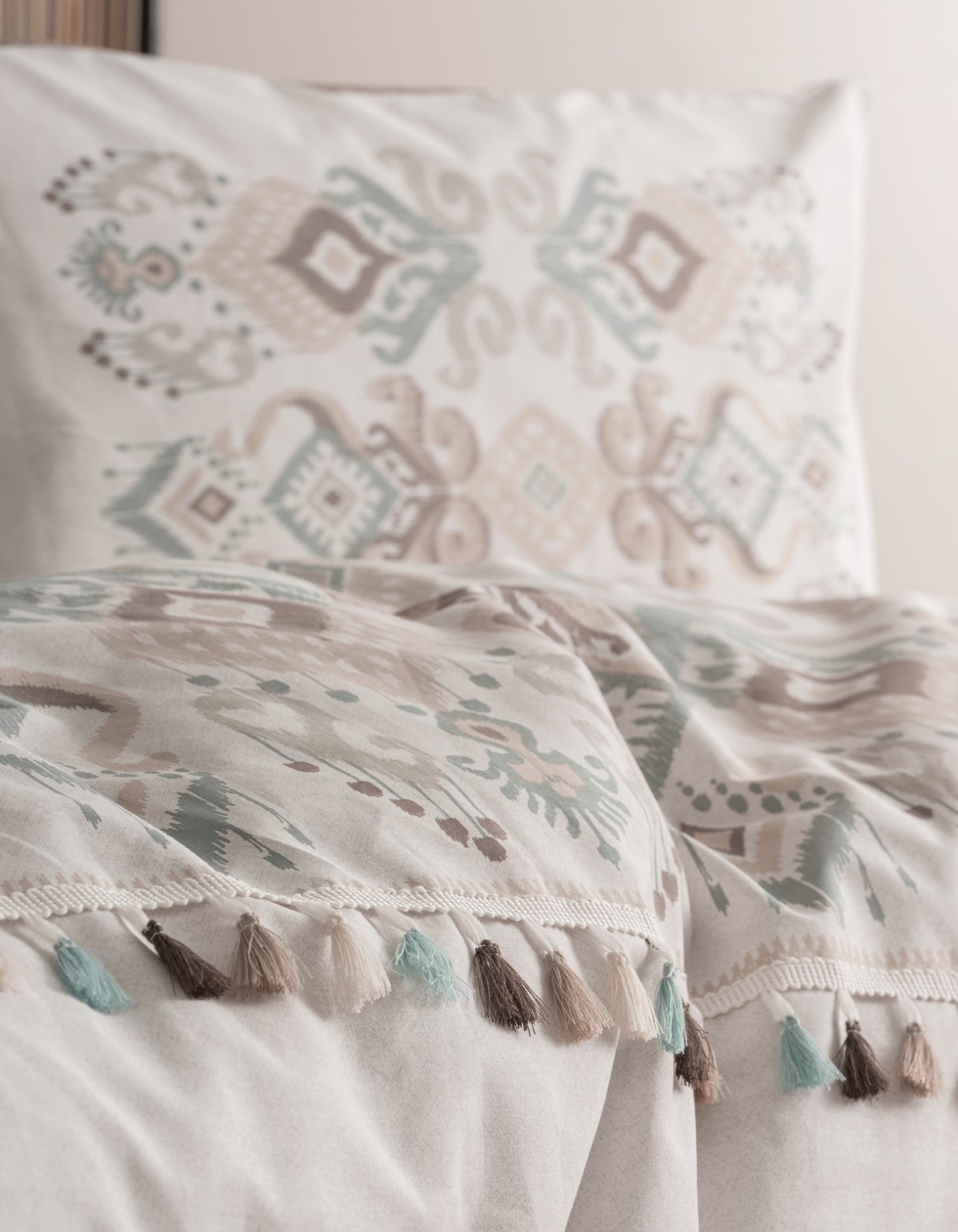 Cotton Box Candy Serisi Tek Kişilik Nevresim Takımı Asilo Kahve