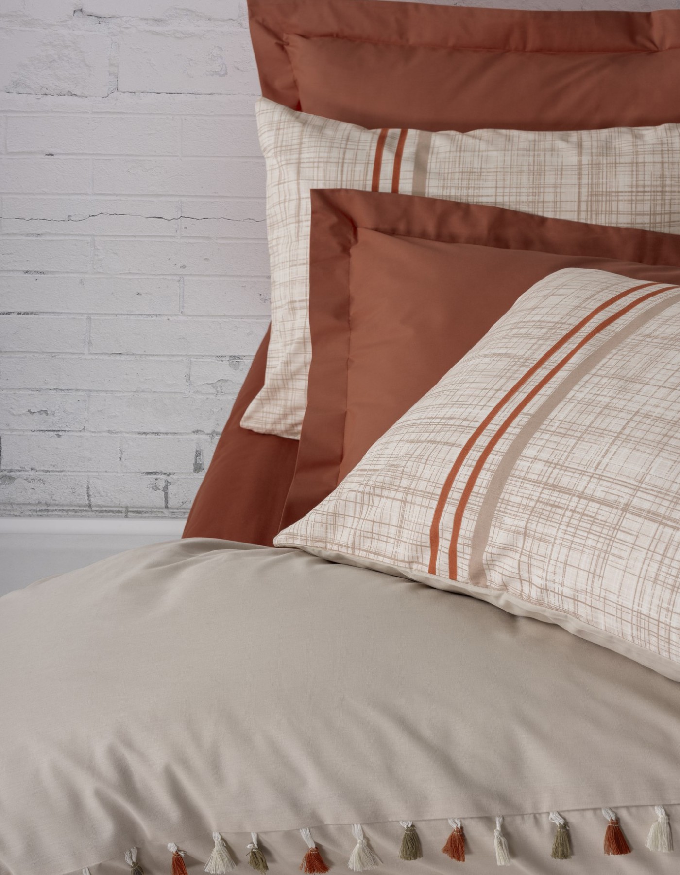 Cotton Box Candy Serisi Tek Kişilik Nevresim Takımı Merri Bej