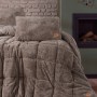 Cotton Box Çift Kişilik Peluş Yorgan Seti Bej 195x215 cm