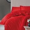 Cotton Box Elegant Saten Tek Kişilik Nevresim Takımı Kirmizi