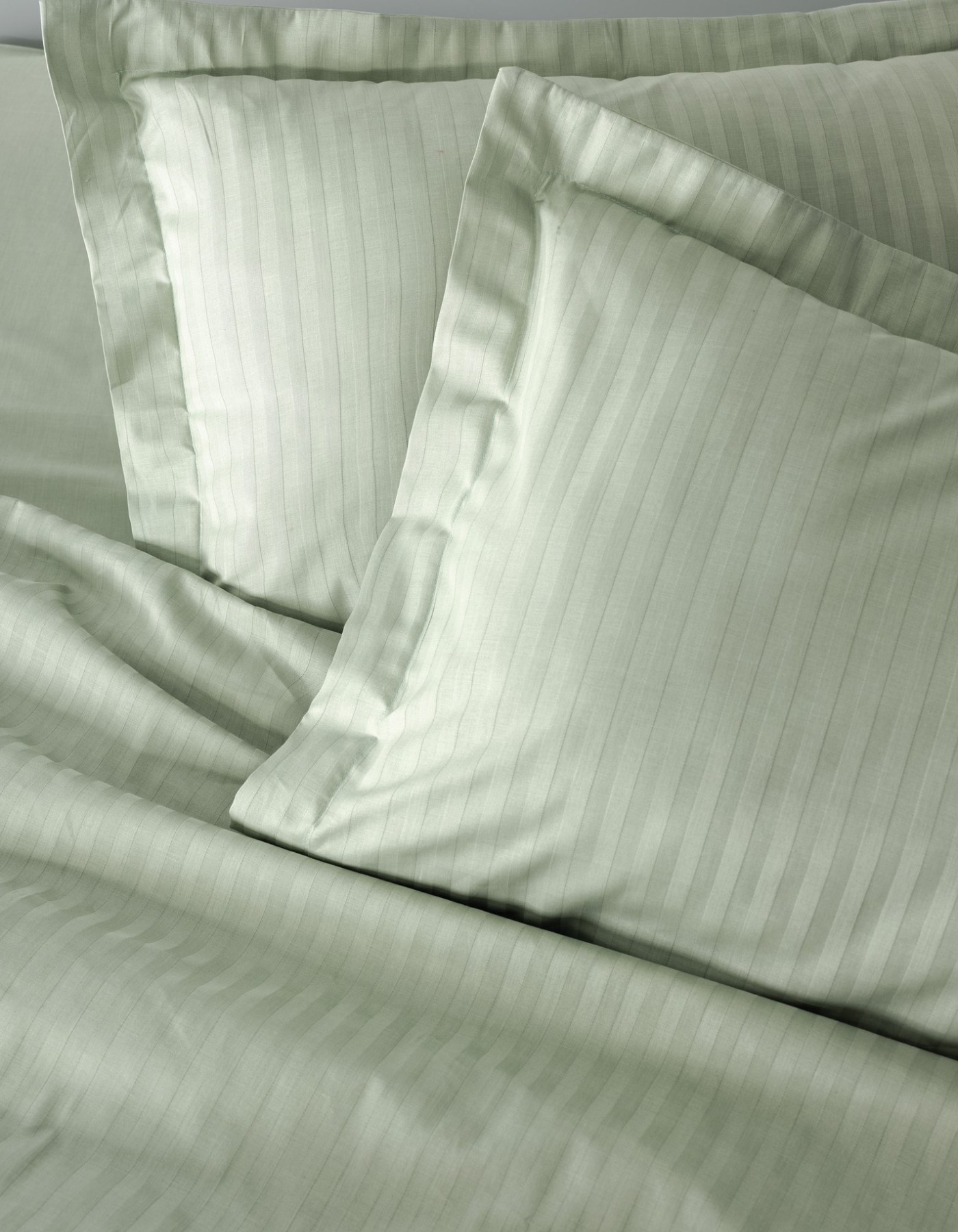 Cotton Box Elegant Stripe Çift Kişilik Nevresim Takımı Saten Adaçayı