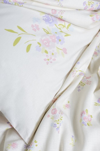 Cotton Box Estiva Tek Kişilik Pike Takımı Petal Pembe