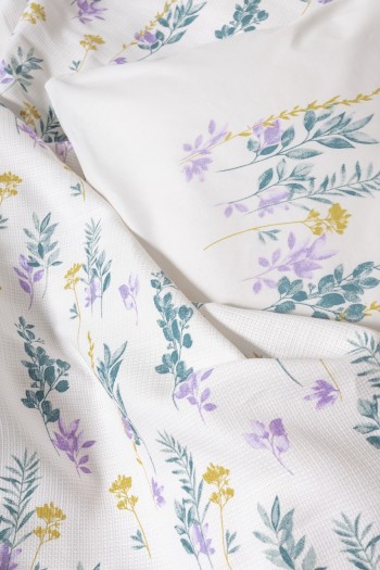 Cotton Box Estiva Tek Kişilik Pike Takımı Twig Mint