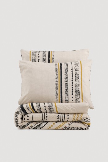 Cotton Box Ethnic Ranforce Tek Kişilik Nevresim Takimi Elvira Siyah