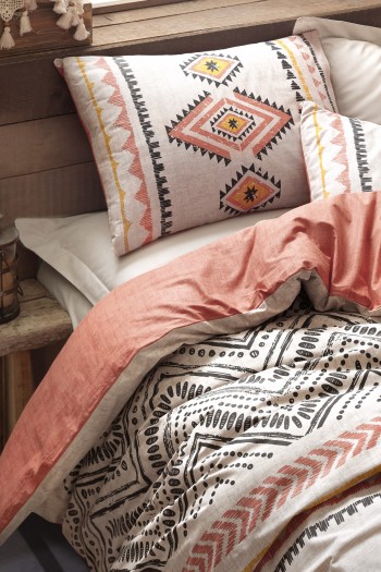 Cotton Box Ethnic Ranforce Tek Kişilik Nevresim Takimi Felix Kiremit