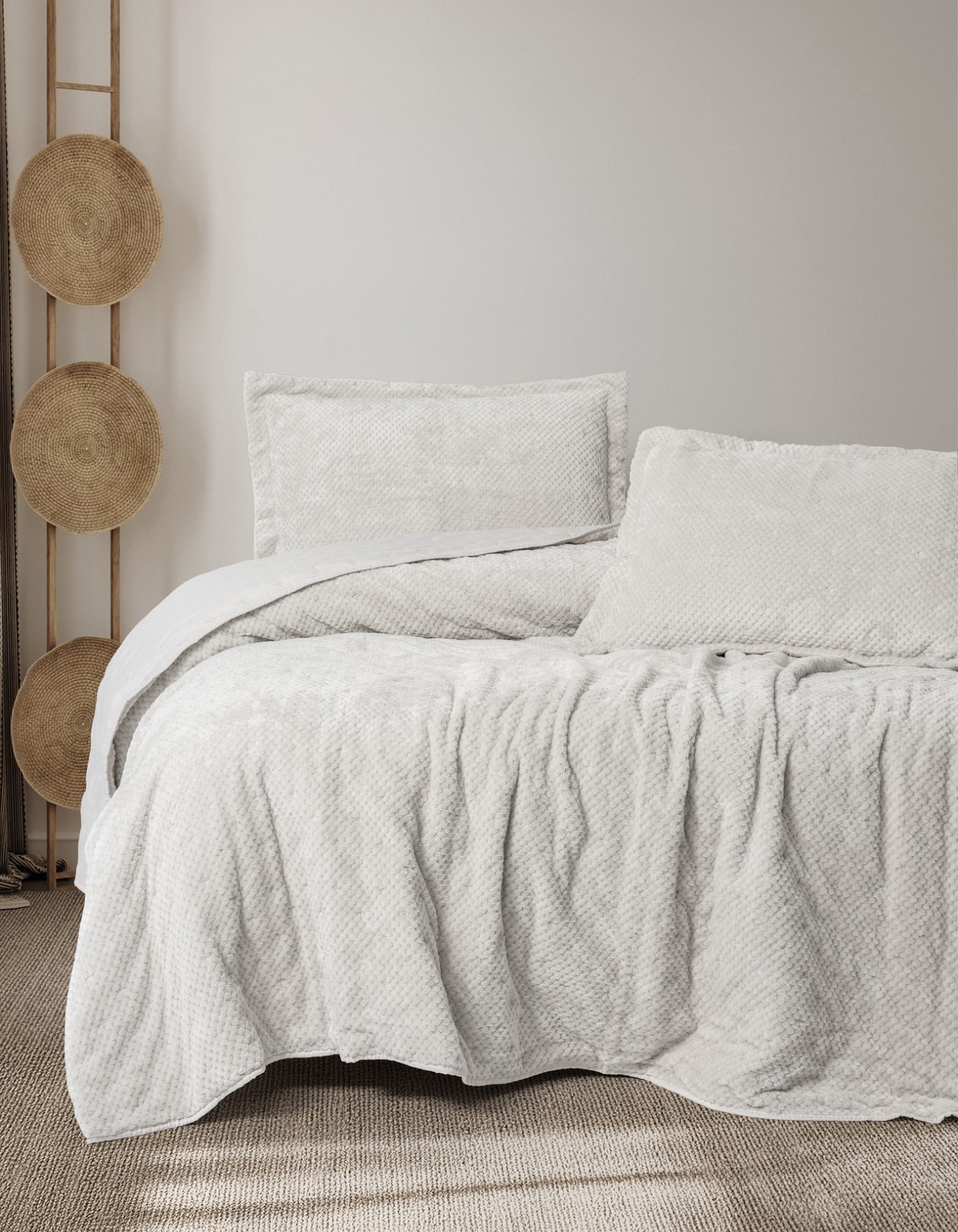 Cotton Box Softnest Çift Kişilik Yatak Örtüsü Boleta Taş