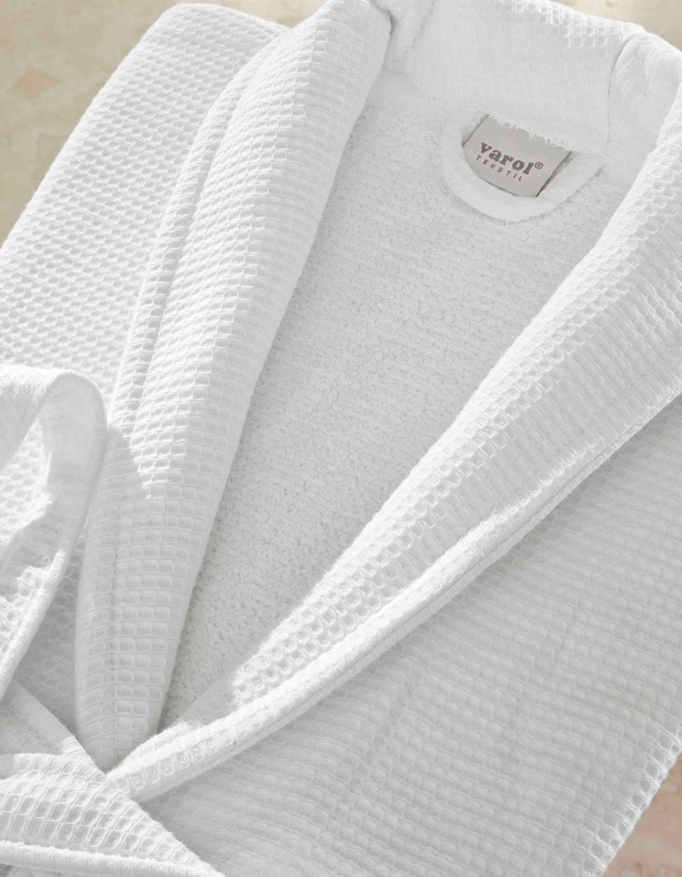 Eresbos Serisi Şal Yaka Otel Bornozu