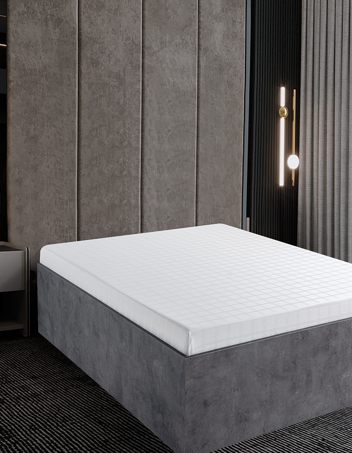 Febris Serisi 105Tel Pamuk Saten Otel Çarşafı