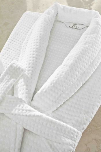 Helios Serisi Şal Yaka Kadife Otel Bornozu