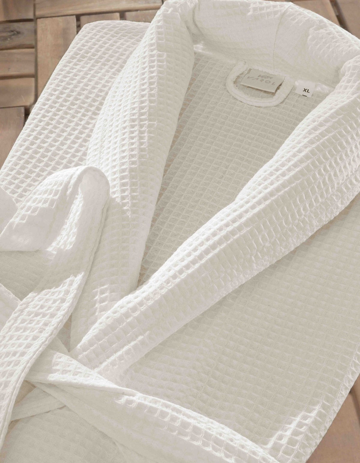 Orfe Serisi Şal Yaka Pike Otel Bornozu