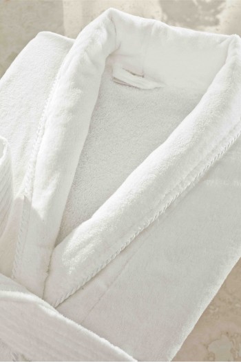 Poseidon Serisi Şal Yaka Kadife Otel Bornozu