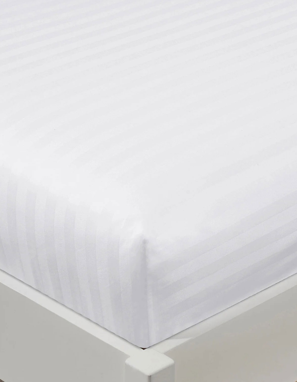 Varol %100 Pamuk Saten Stripe Tek Kişilik Lastikli Çarşaf Takımı – 30 cm – 1 Yastık Kılıfı