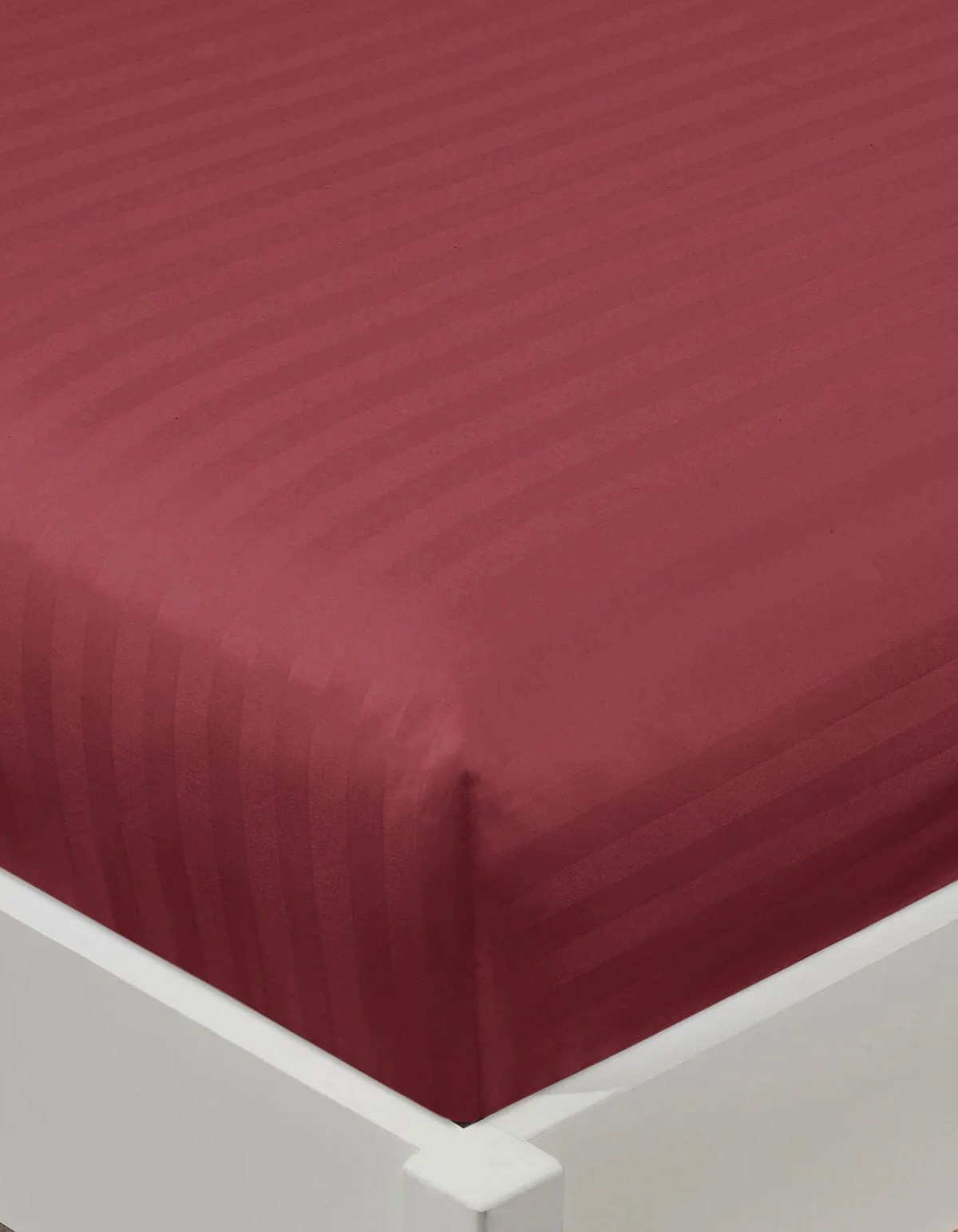 Varol %100 Pamuk Saten Stripe Tek Kişilik Lastikli Çarşaf Takımı – 30 cm – 1 Yastık Kılıfı