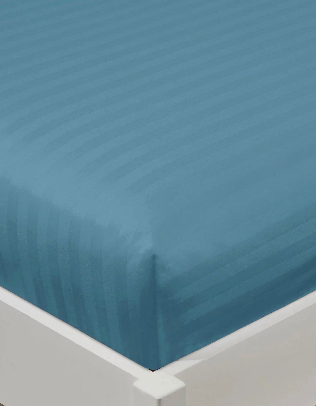 Varol %100 Pamuk Saten Stripe Tek Kişilik Lastikli Çarşaf Takımı – 30 cm – 1 Yastık Kılıfı