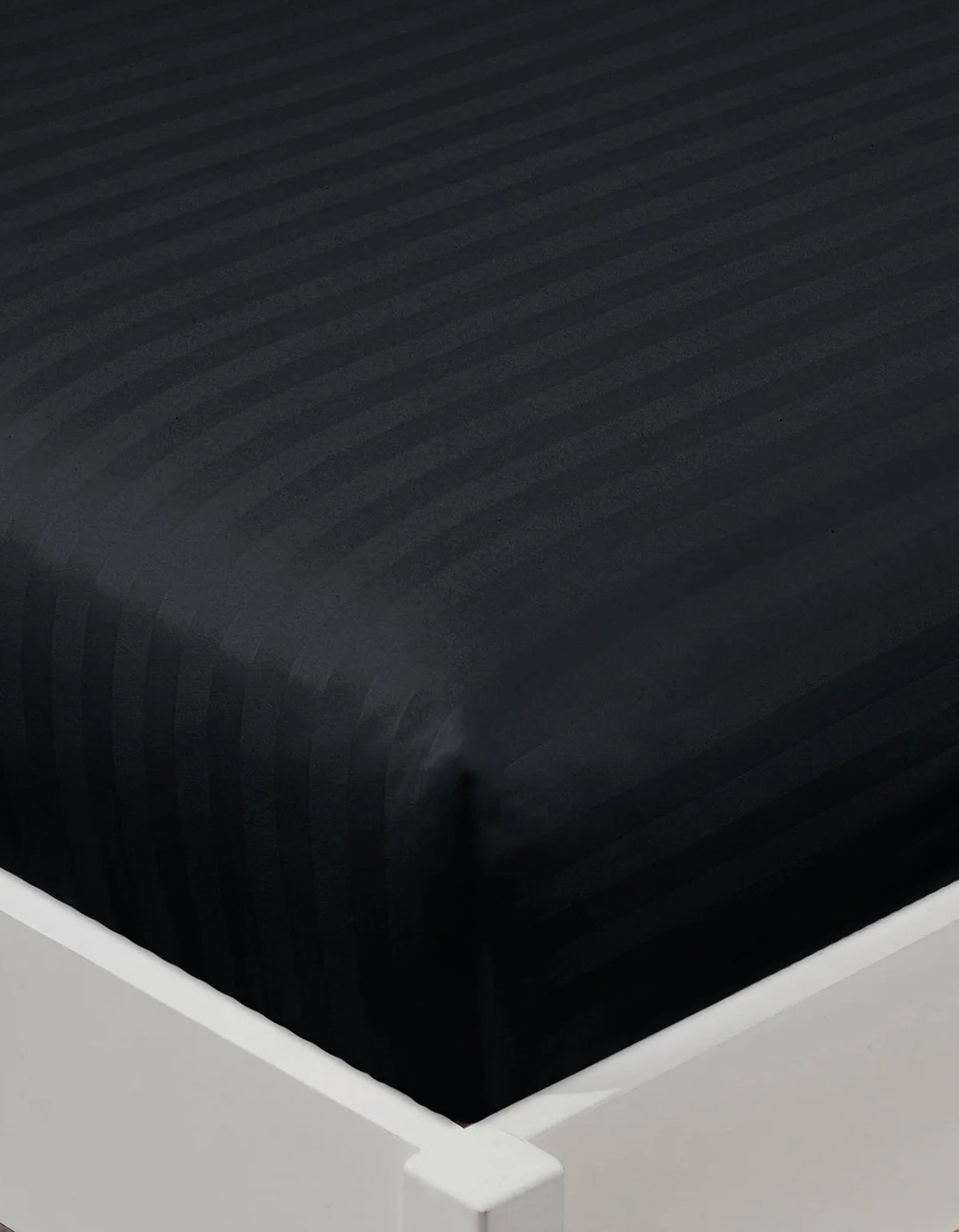 Varol %100 Pamuk Saten Stripe Tek Kişilik Lastikli Çarşaf Takımı – 30 cm – 1 Yastık Kılıfı