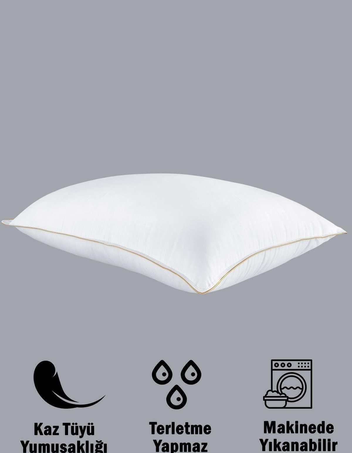 Varol 2 Adet Gold Serisi 1200Gr Nano Jel Yastık 50x70cm