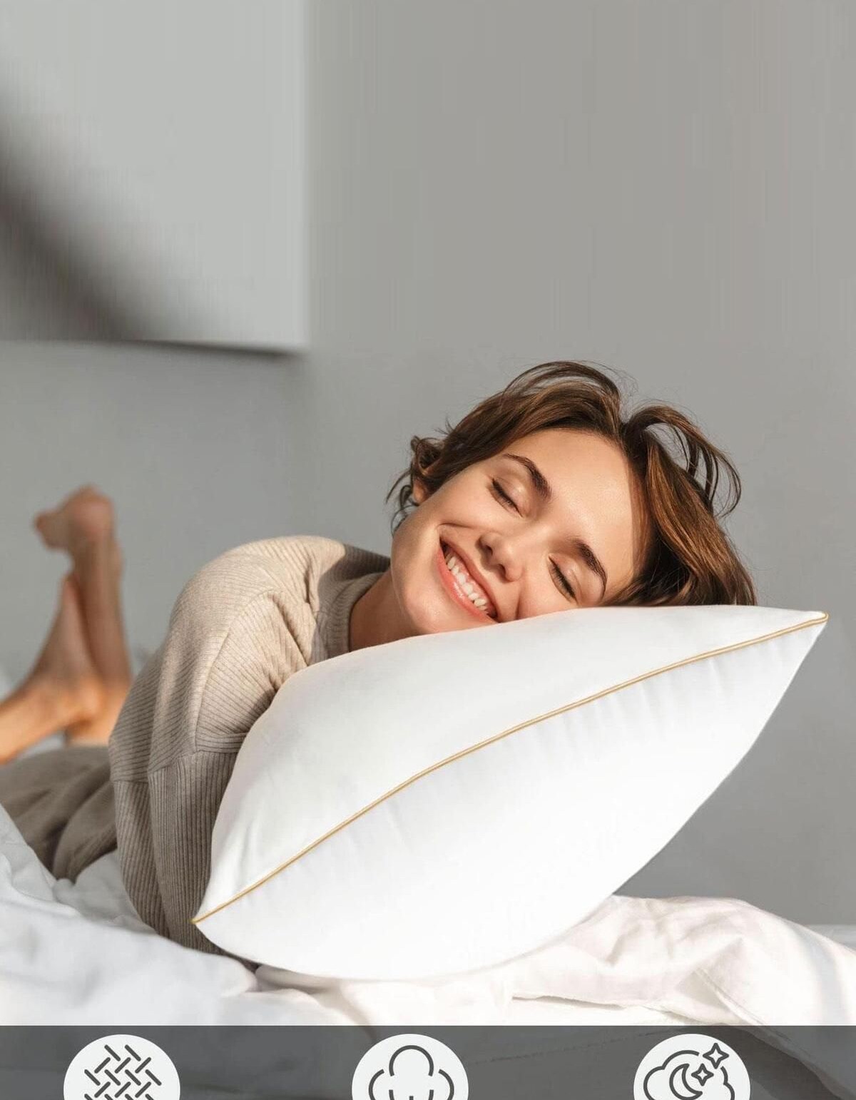 Varol 2 Adet Gold Serisi 1200Gr Nano Jel Yastık 50x70cm