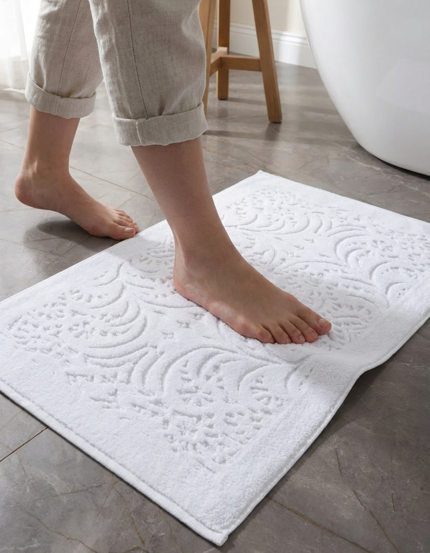 Varol 2 Adet Gramajlı Jakaranda Ayak Havlusu Paspas