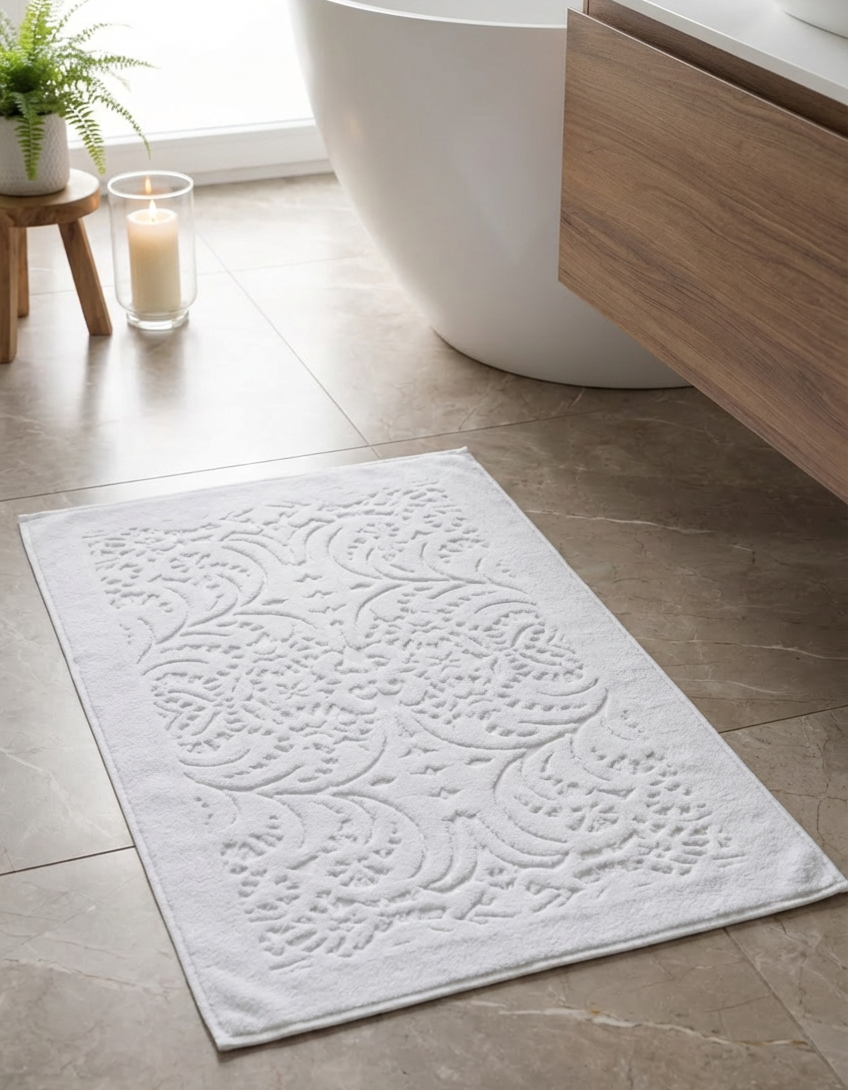 Varol 2 Adet Gramajlı Jakaranda Ayak Havlusu Paspas