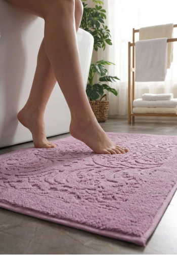 Varol 2 Adet Gramajlı Jakaranda Ayak Havlusu Paspas