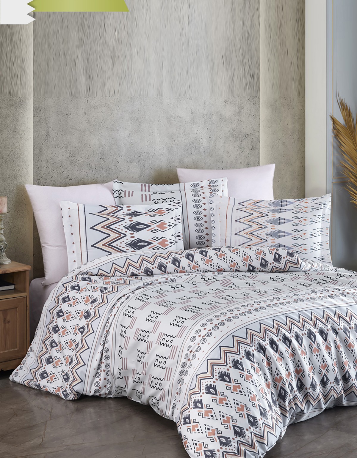 Varol 250 TC Bambu Karışımlı Pamuk Saten Nevresim Takımı – Tek Kişilik - CORSO