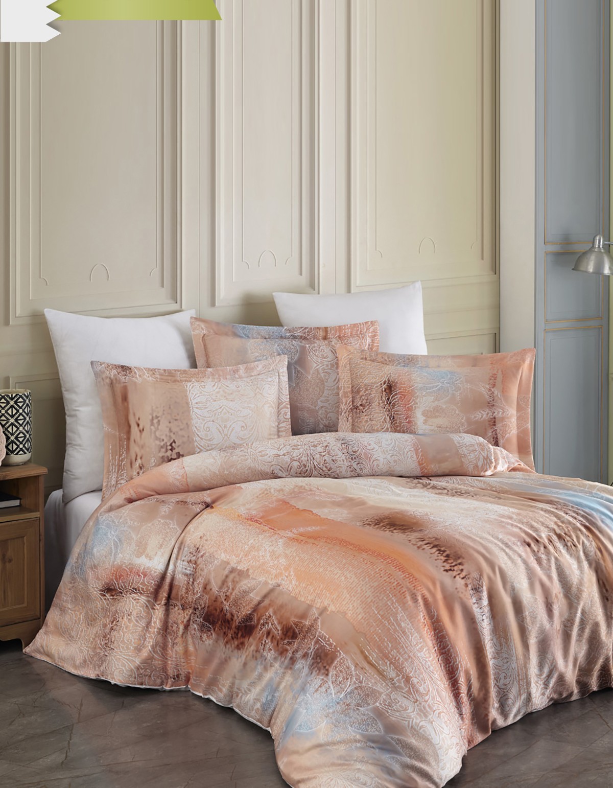 Varol 250 TC Bambu Karışımlı Pamuk Saten Nevresim Takımı – Tek Kişilik - DELMORE