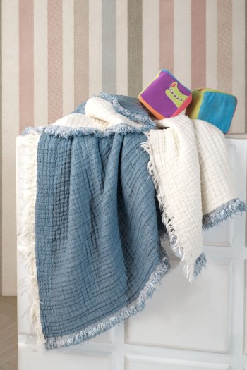 Varol 5 Katlı %100 Pamuk Müslin Bebek Battaniyesi