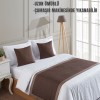 Varol 70x250 Yatak Şalı (Runner) ve 2 Adet 45x45 Kırlent Seti – Otel Konsept Lüx Dekoratif Set