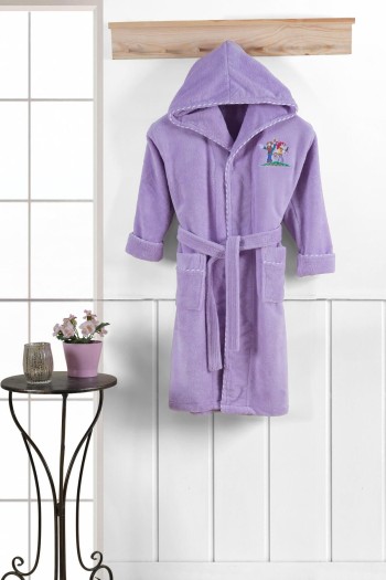 Varol Bambu Nakışlı Garson Boy Bornoz- M.Craft