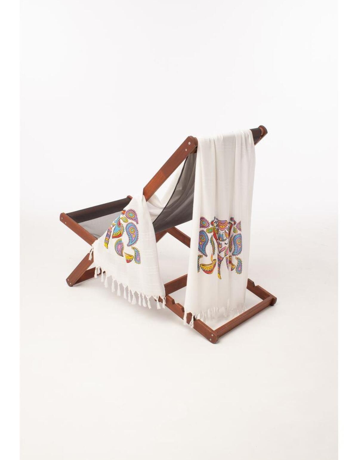 Varol Baskılı Bambu Peştemal Plaj Havlusu