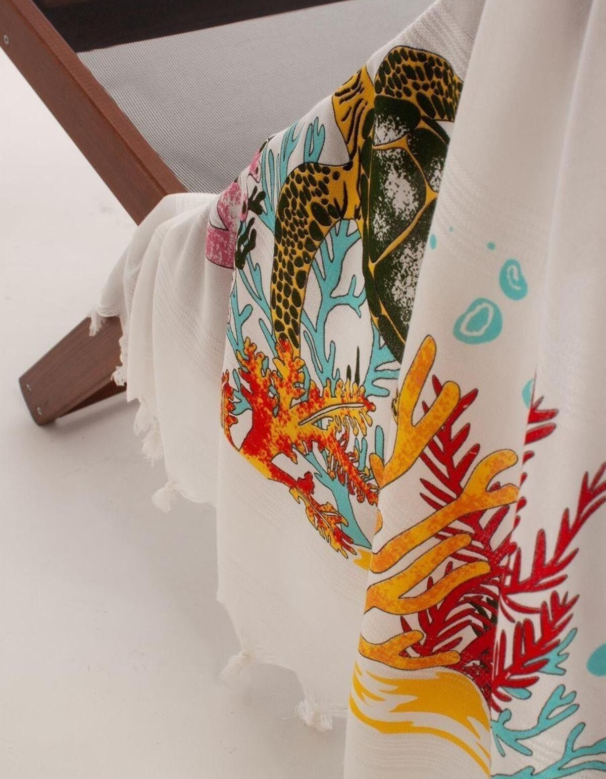 Varol Baskılı Bambu Peştemal Plaj Havlusu