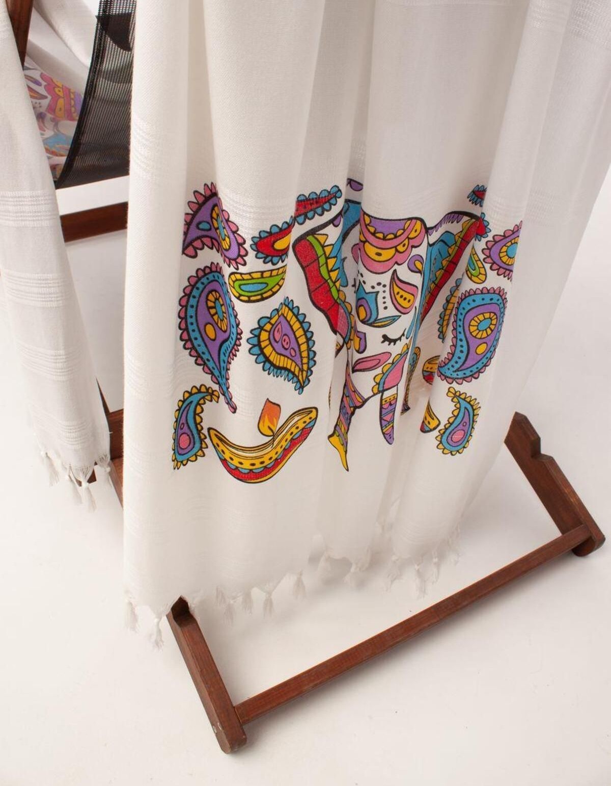 Varol Baskılı Bambu Peştemal Plaj Havlusu